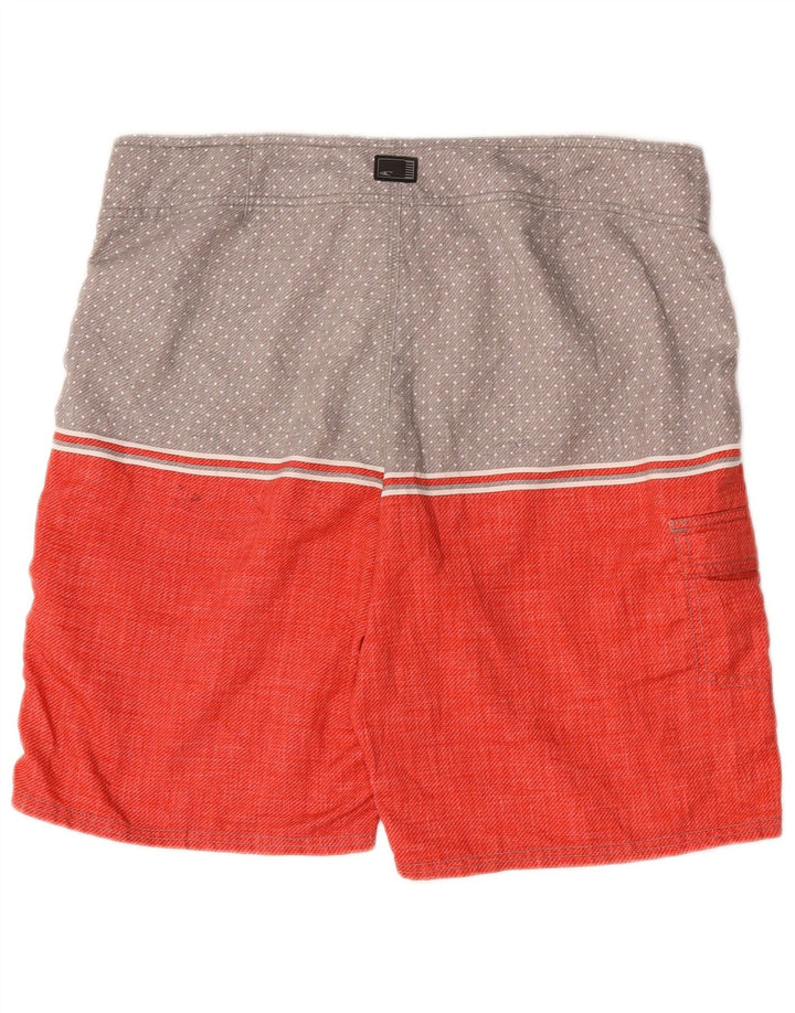 Pantaloncini da bagno da uomo O'Neill grandi color block rosso