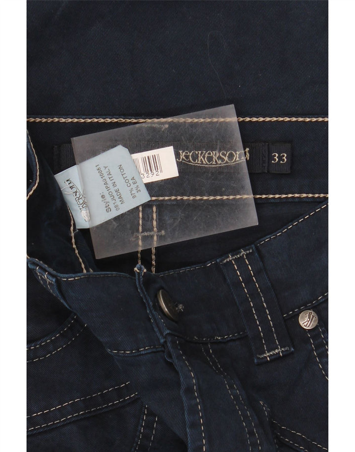 Jeans dritti da uomo JECKERSON W33 L34 cotone blu