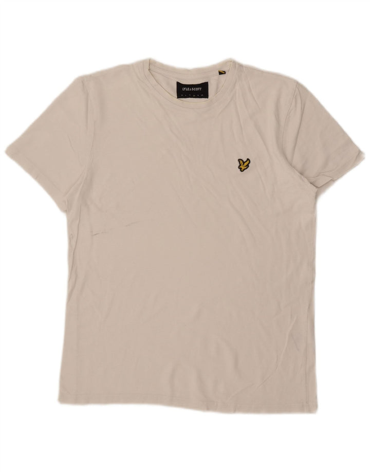 T-shirt da uomo Lyle & Scott Top grande in cotone bianco