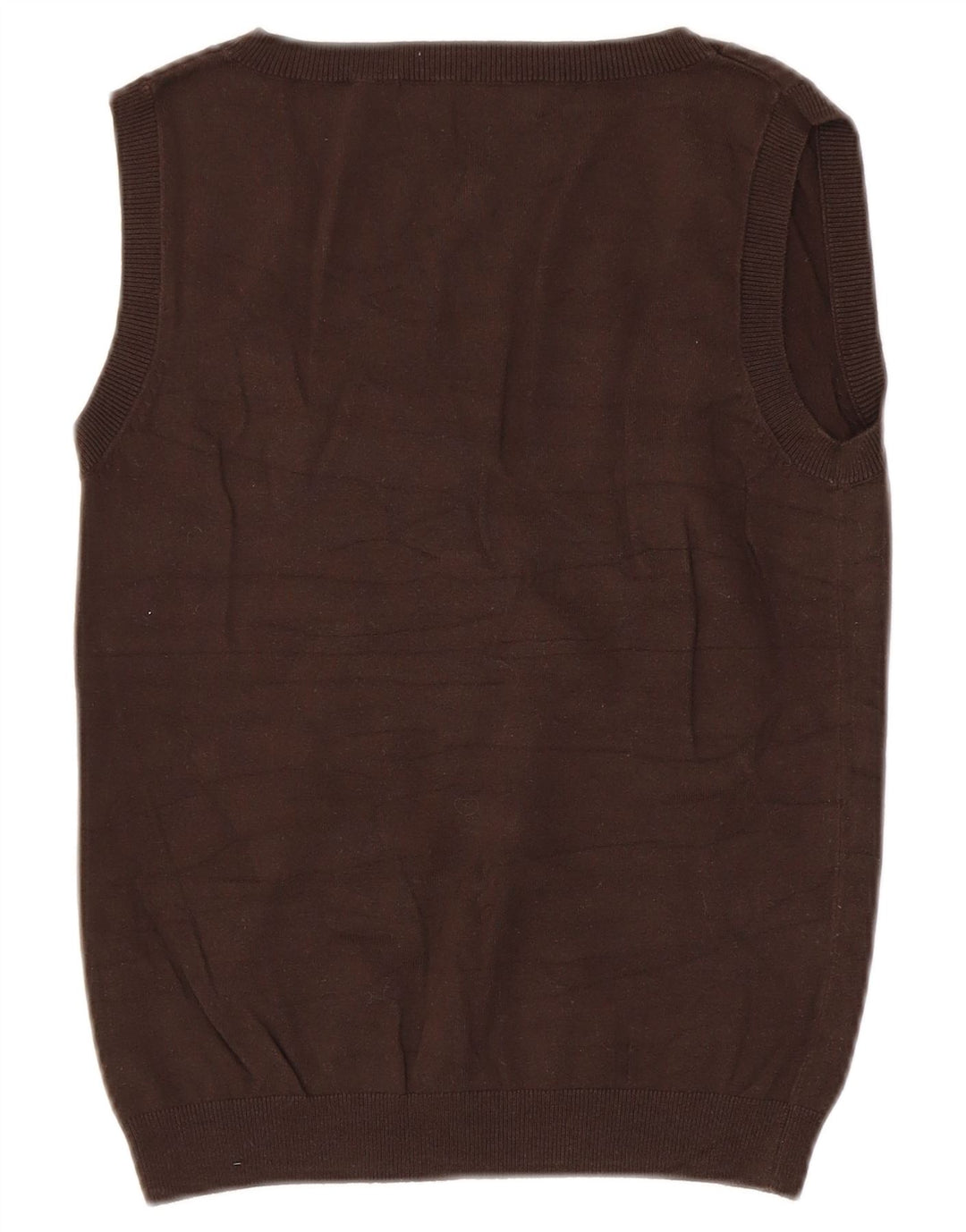 Canottiera da donna Zara UK 12 in cotone marrone medio