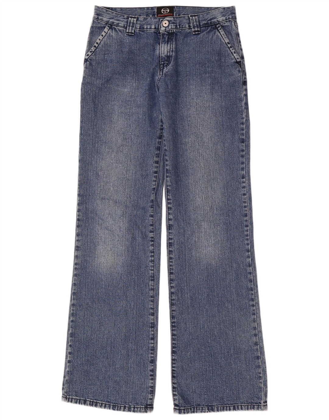 Jeans Bootcut da donna Sergio Tacchini W29 L35 cotone blu