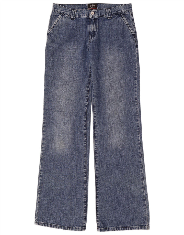 Jeans Bootcut da donna Sergio Tacchini W29 L35 cotone blu