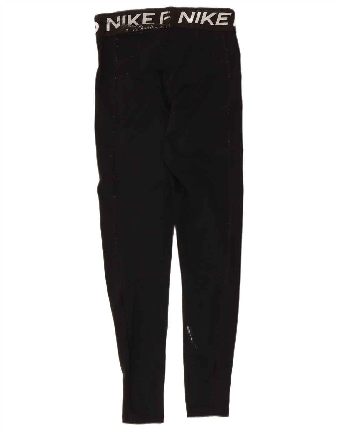 Leggings grafici da donna Nike UK 8 piccoli poliestere nero