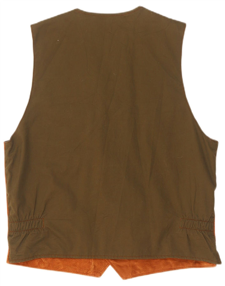 Gilet da uomo in pelle scamosciata Blackthorn in pelle marrone medio