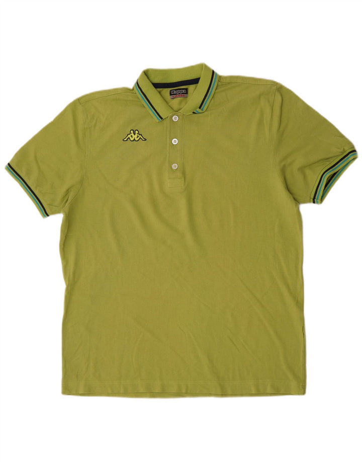 Polo Kappa da uomo grande verde