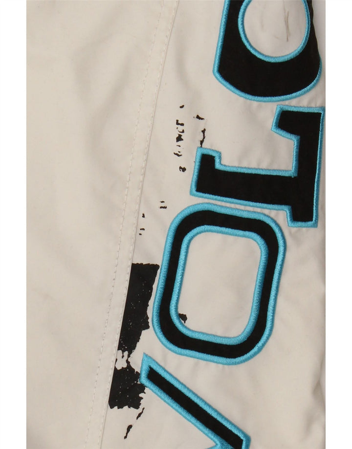 Pantaloncini da bagno grafici da uomo Volcom Large White Colourblock