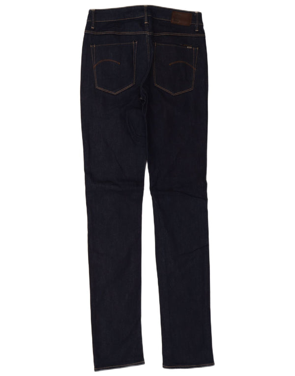 Jeans dritti da donna G-Star W28 L34 cotone blu navy