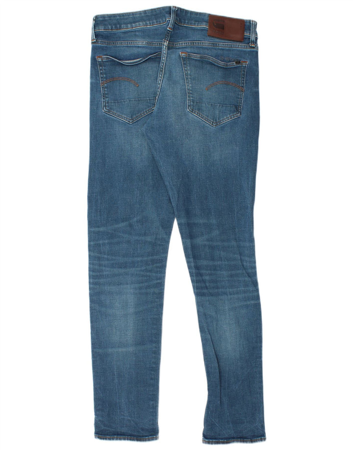 Jeans slim da uomo G-Star 3301 W32 L32 cotone blu