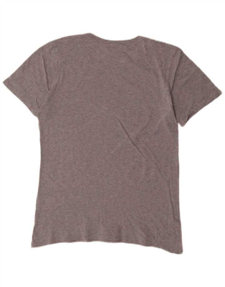 T-shirt grafica da uomo Nike Top Small in cotone grigio