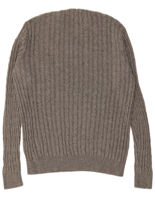 JACK WILLS Maglione maglione girocollo da uomo The Marlow Grigio medio