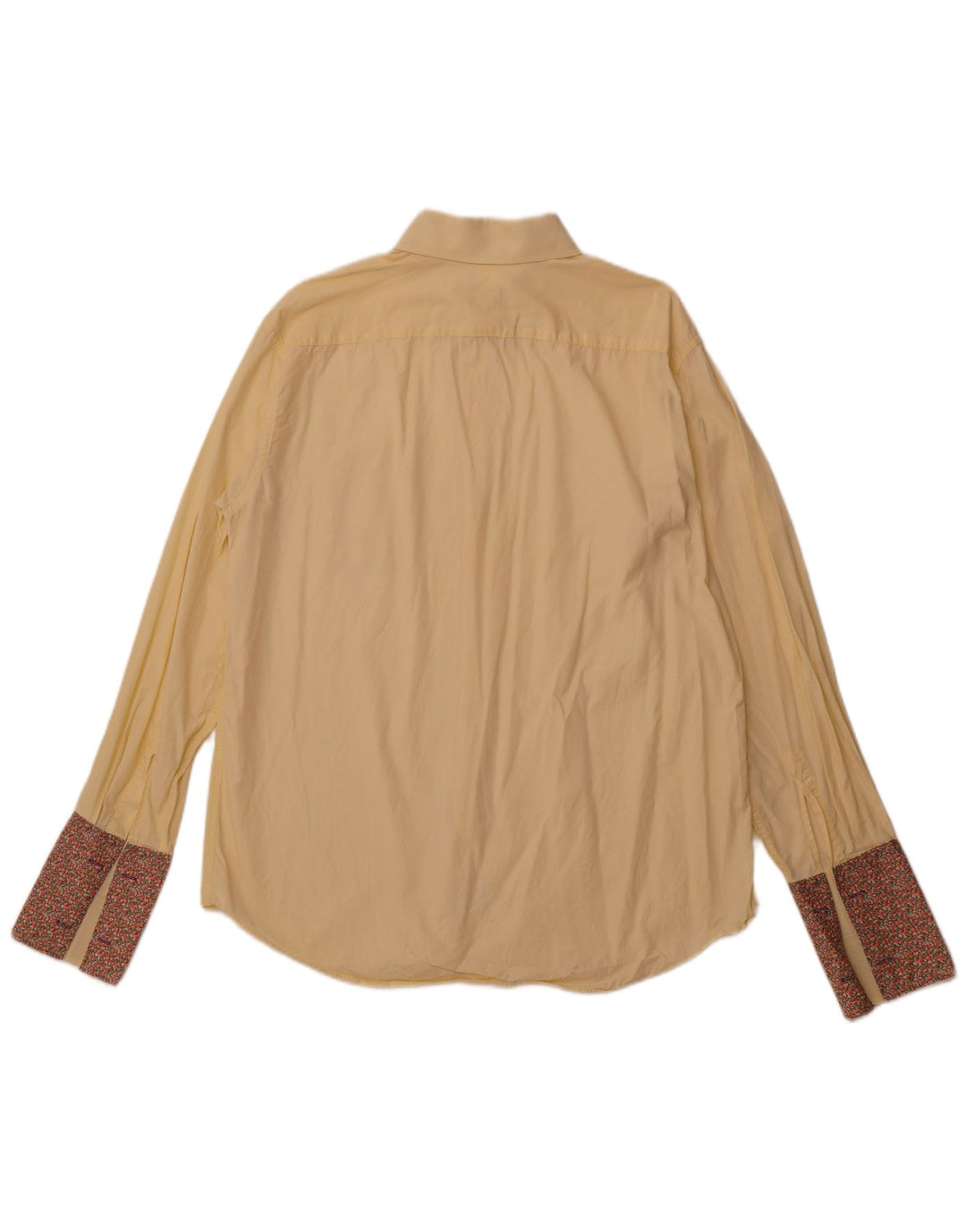 Camicia da uomo PAUL SMITH taglia 17 1/2 44 XL cotone giallo