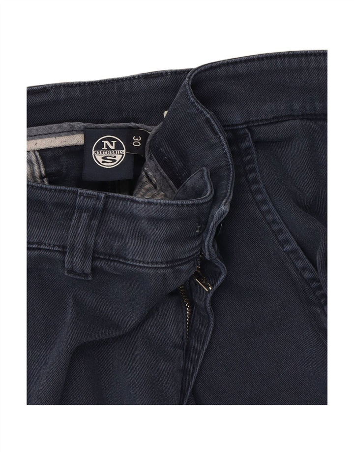 NORTH SAILS Womens Slim Cargo Trousers  W30 L32 Navy Blue