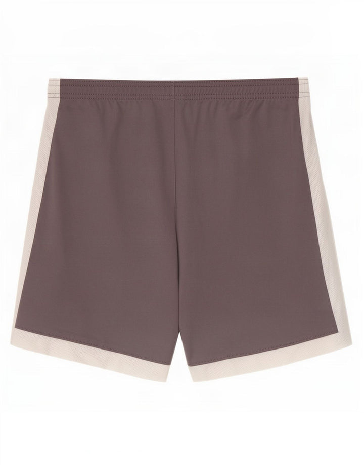Pantaloncini sportivi Nike Dri Fit da uomo in poliestere color block grigio medio