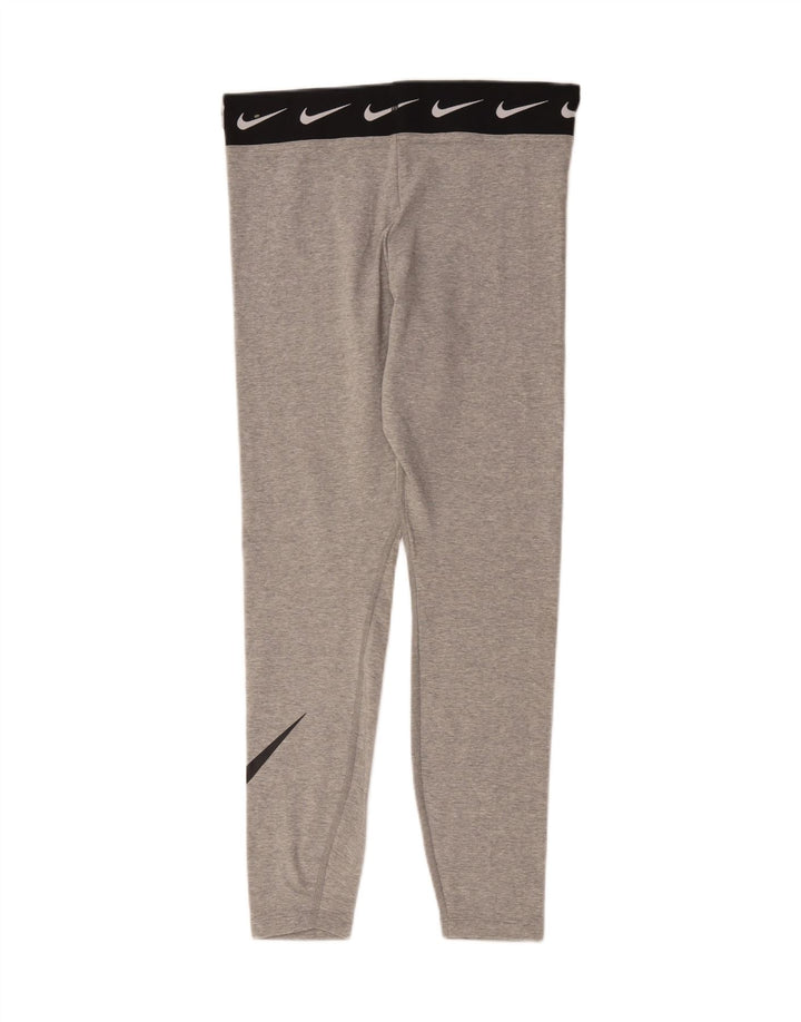Leggings grafici da donna Nike UK 14 grande cotone grigio