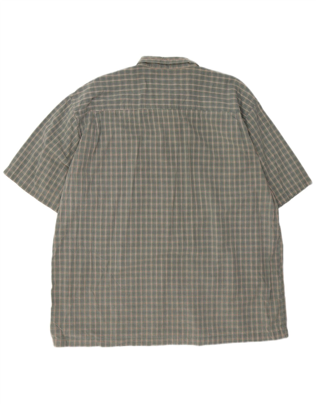 Camicia a maniche corte da uomo IZOD XL in cotone a quadri kaki