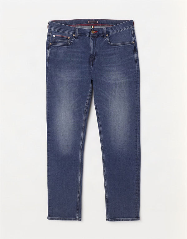 Jeans dritti Denton da uomo Tommy Hilfiger W36 L32 cotone blu