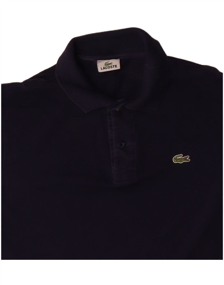 Polo da uomo LACOSTE taglia 4 media cotone blu navy