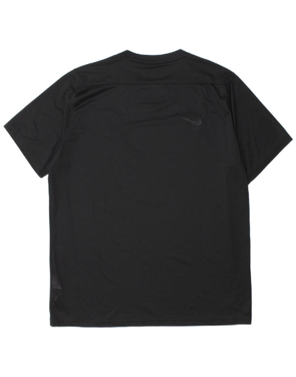 T-shirt grafica da uomo Nike Volkswagen Slim Fit grafica 2XL nera in poliestere