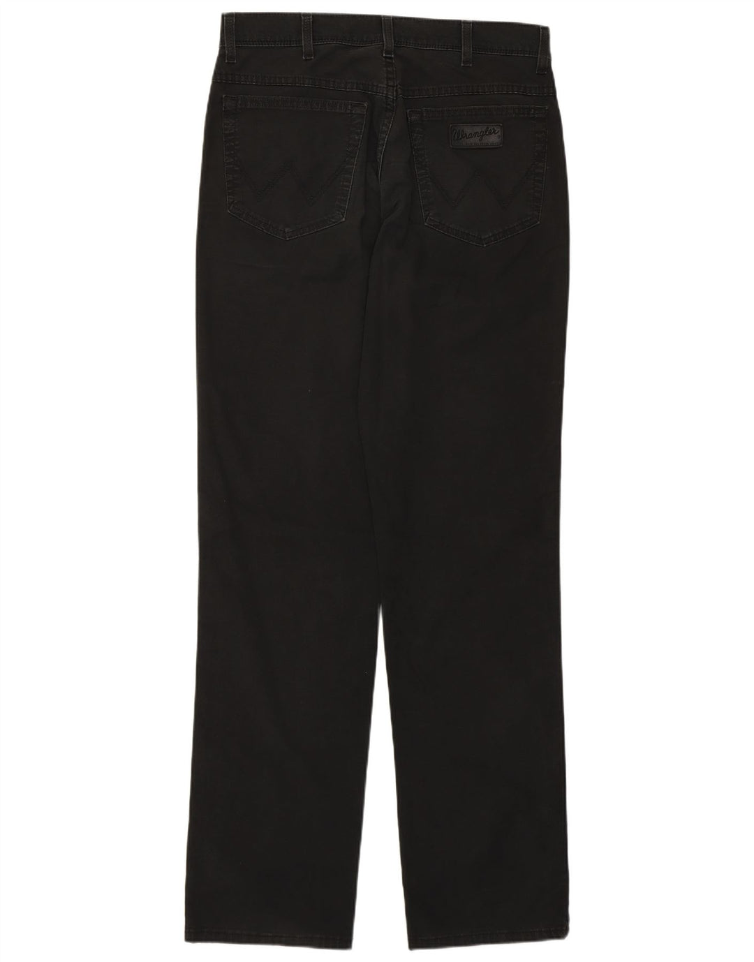 Jeans dritti elasticizzati Texas da uomo Wrangler W33 L34 cotone nero