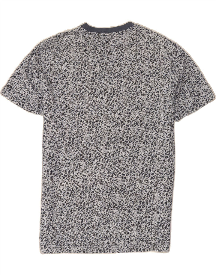 PENGUIN Mens T-Shirt Top Small Navy Blue Floral Cotton Vintage Penguin and Second-Hand Penguin from Messina Hembry 