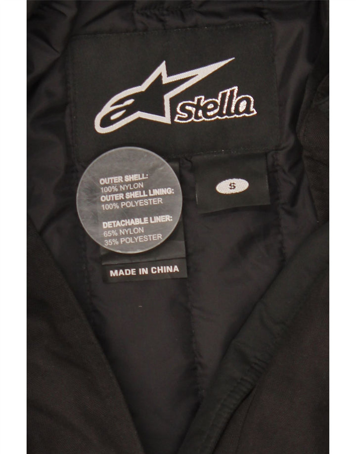 Giacca da corsa da donna Stella UK 10 piccola in nylon nero