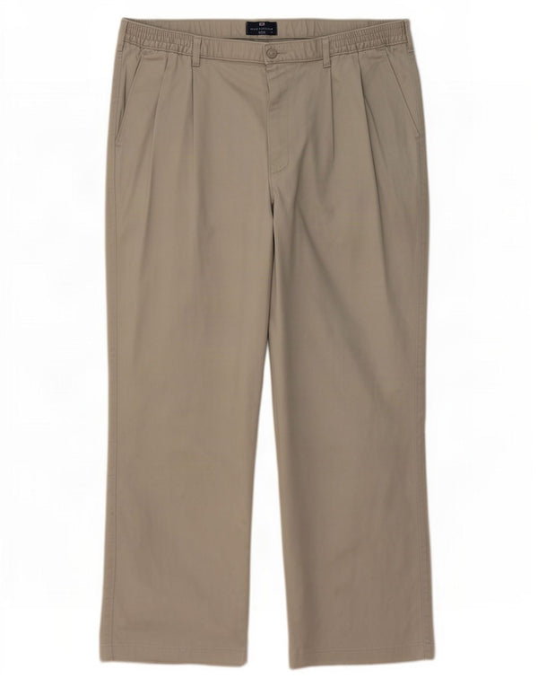Pantaloni chino con pegged Marks & Spencer da uomo blu W44 L31 kaki
