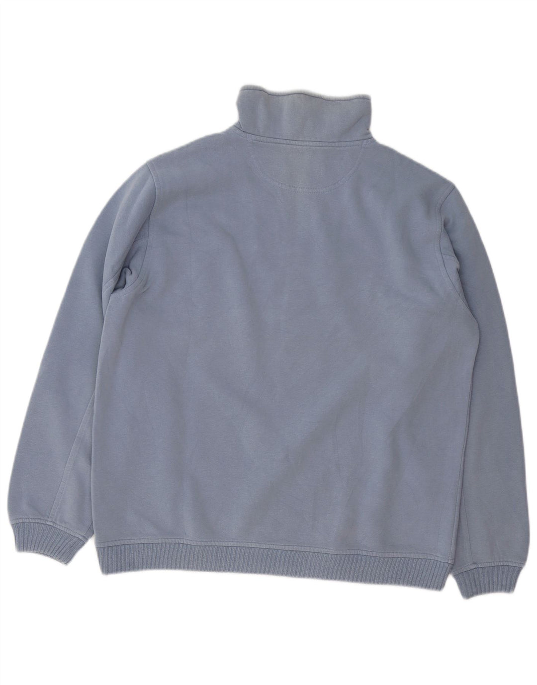 CHAMPION Felpa da uomo con collo con zip, maglione grande, cotone blu