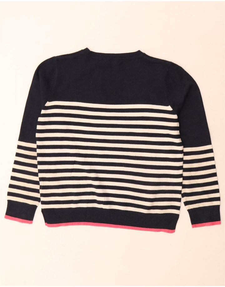 Maglione maglione con scollo a barca da donna Marks & Spencer UK 12 medio blu navy