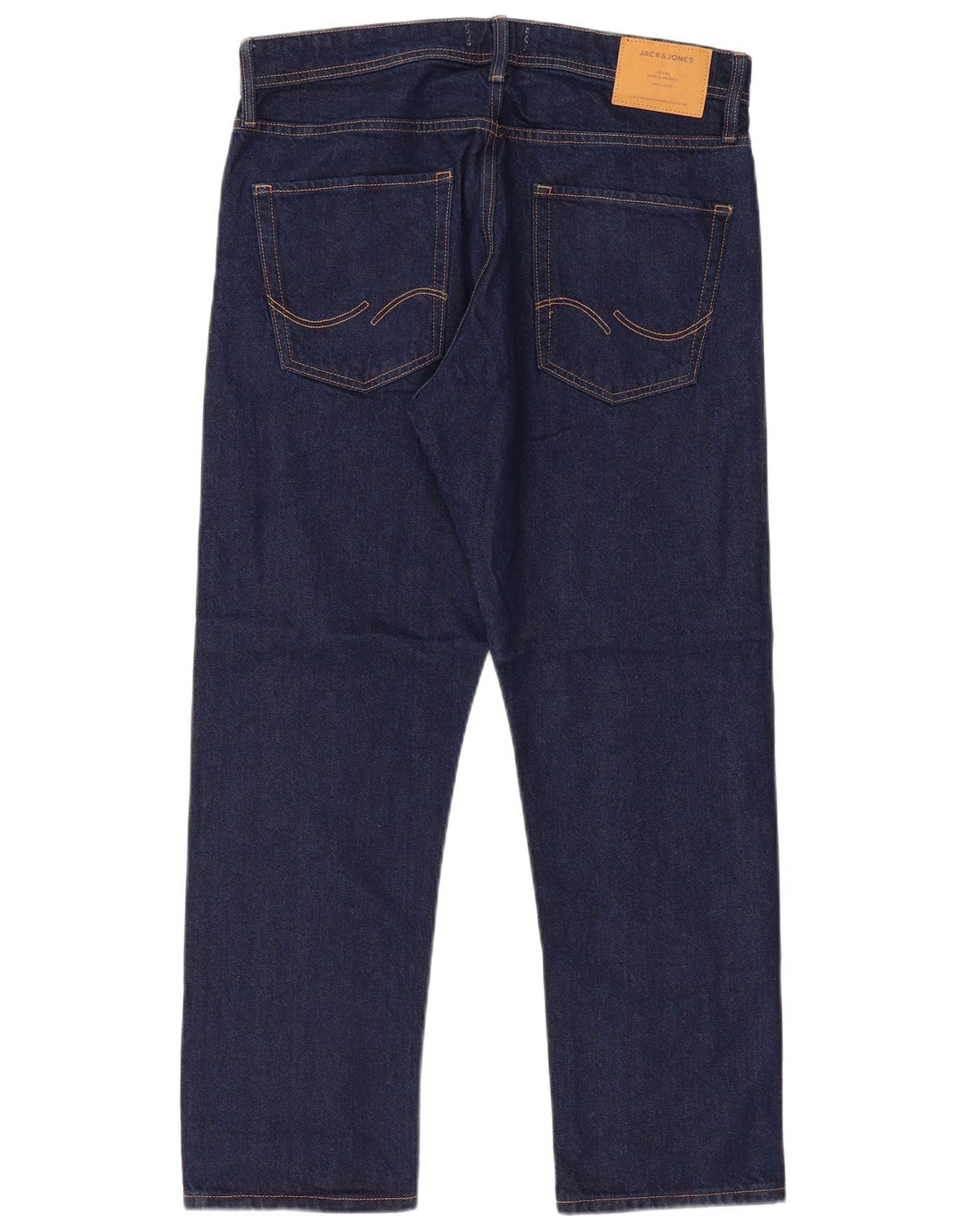 Jeans dritti da uomo Jack & Jones W34 L30 cotone blu navy