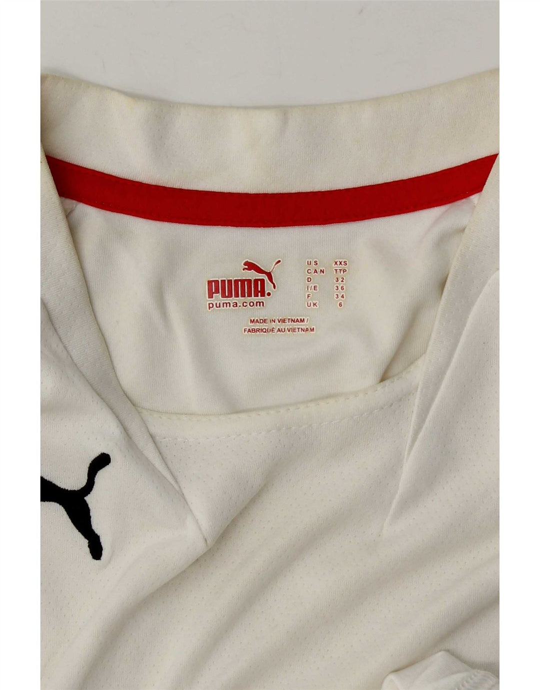 Maglietta da donna Puma UK 6 XS Bianca