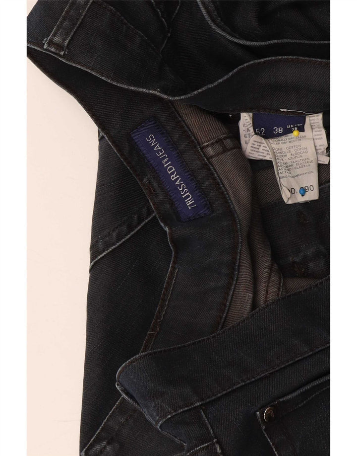 Jeans Straight Uomo Trussardi W38 L29 Cotone Blu Navy