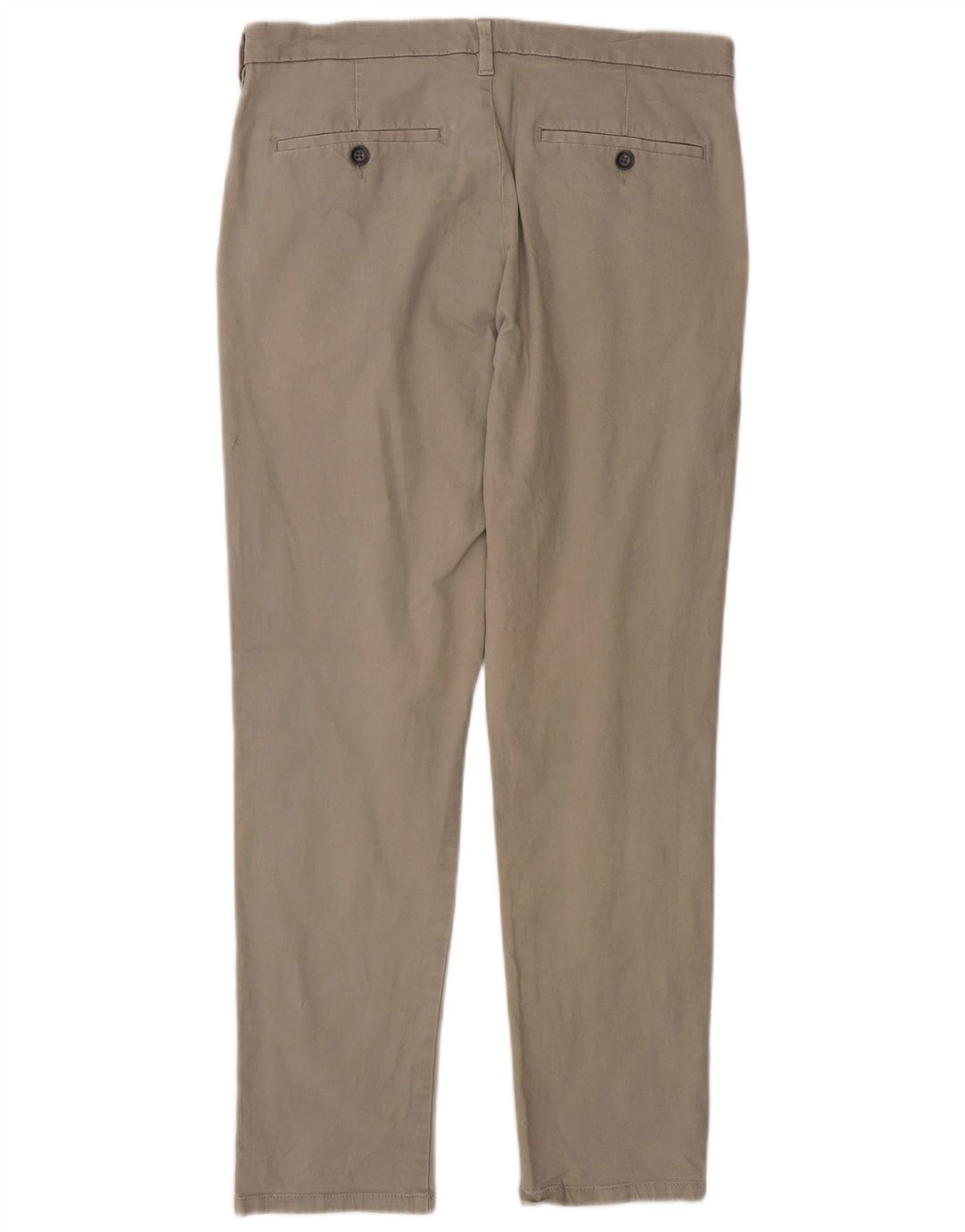 Pantaloni chino slim da uomo Marks & Spencer W32 L29 cotone grigio