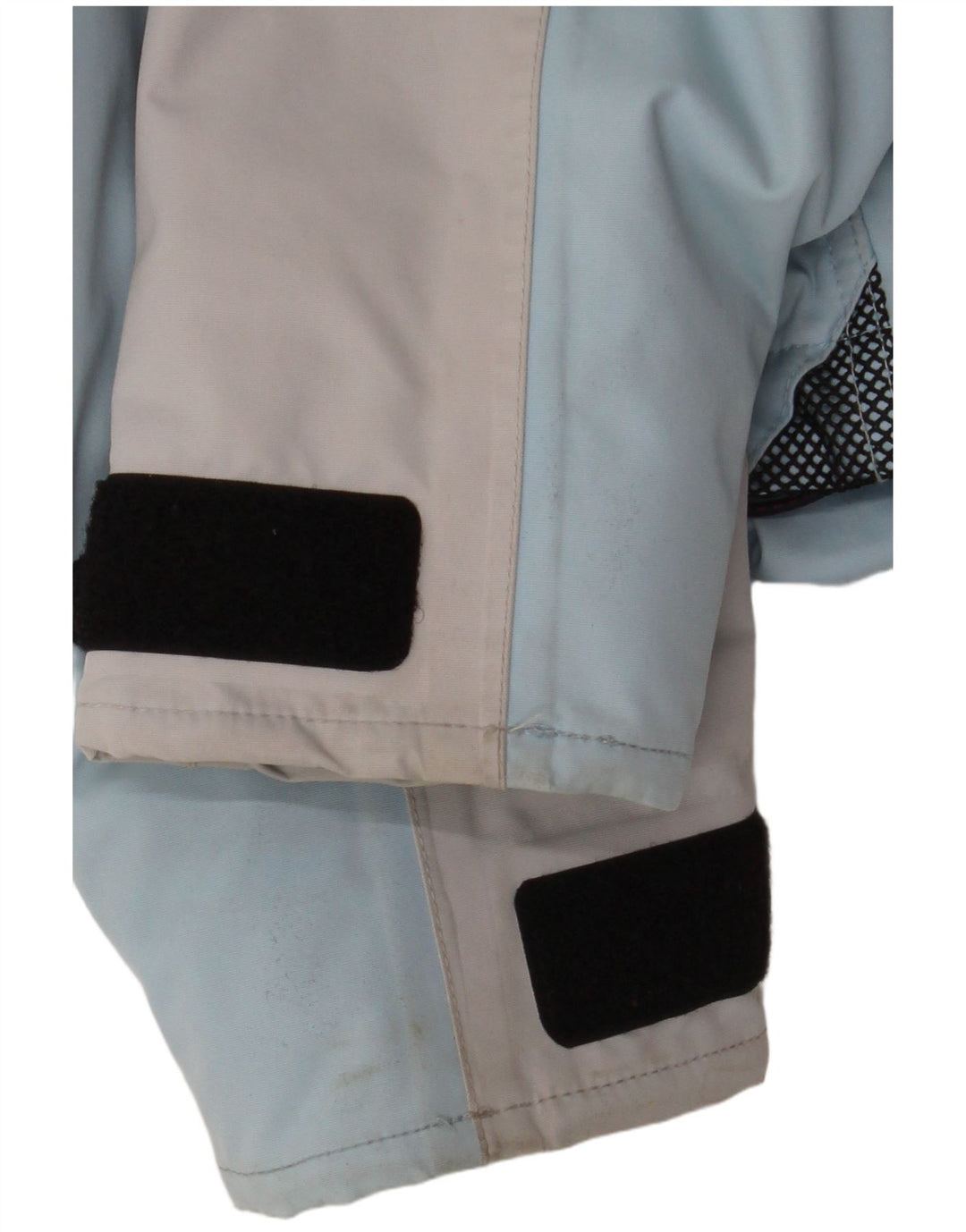Giacca antipioggia oversize con cappuccio da donna Musto UK 10 Small Blue Colourblock