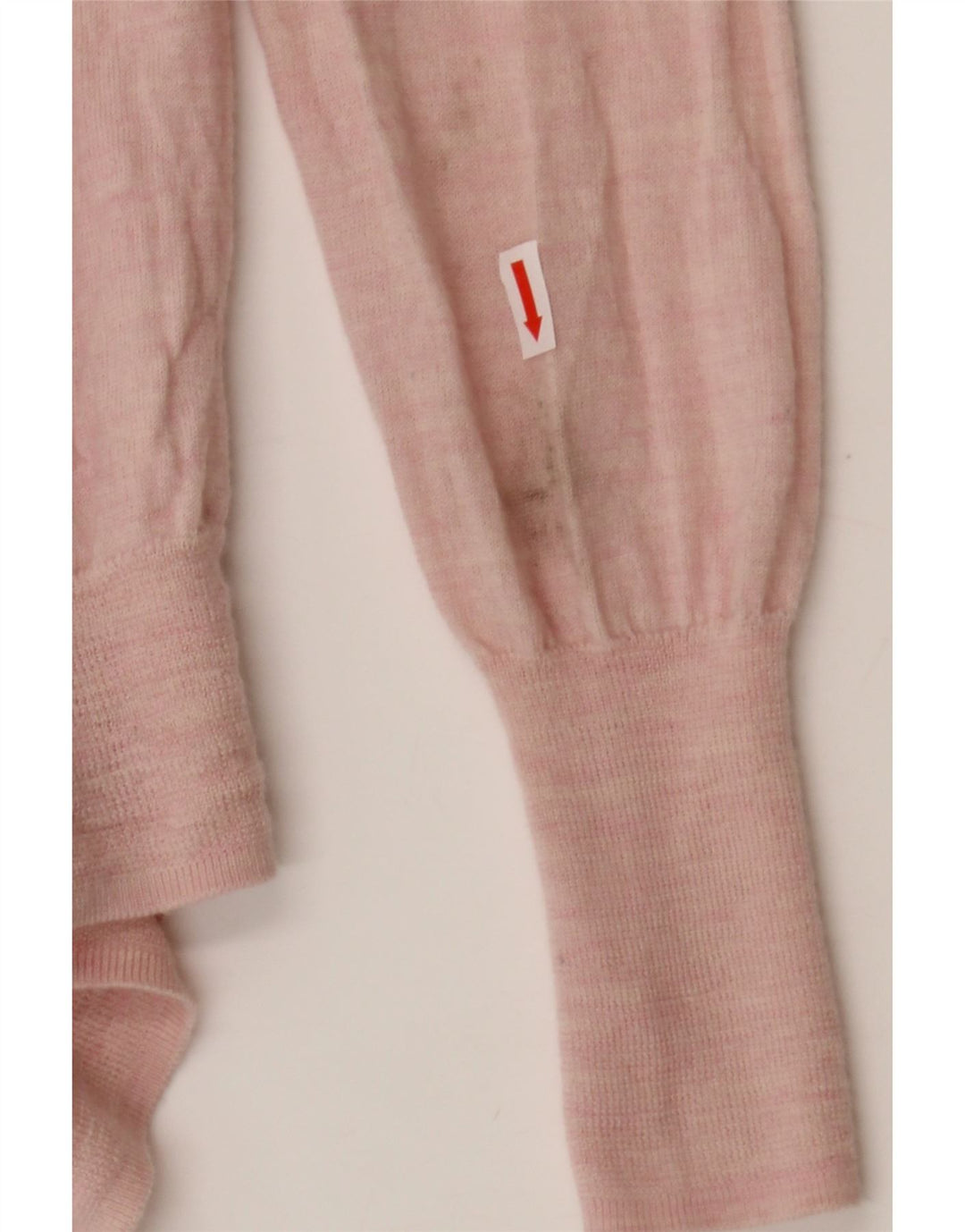J. CREW Womens V-Neck Jumper Sweater UK 10 Small Pink Wool Vintage J. Crew and Second-Hand J. Crew from Messina Hembry 