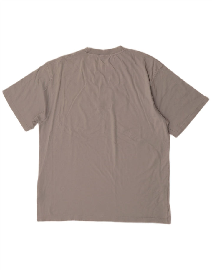 T-shirt grafica da uomo FILA Top XL in cotone grigio