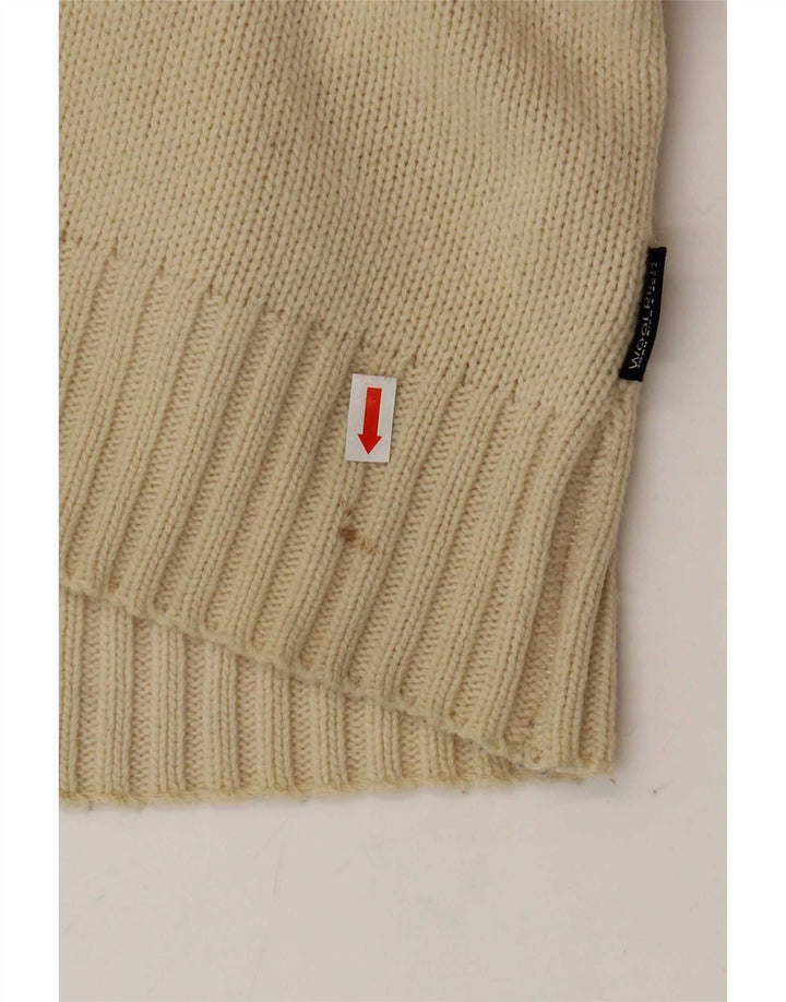 Maglione cardigan grafico da uomo Woolrich Lana beige medio