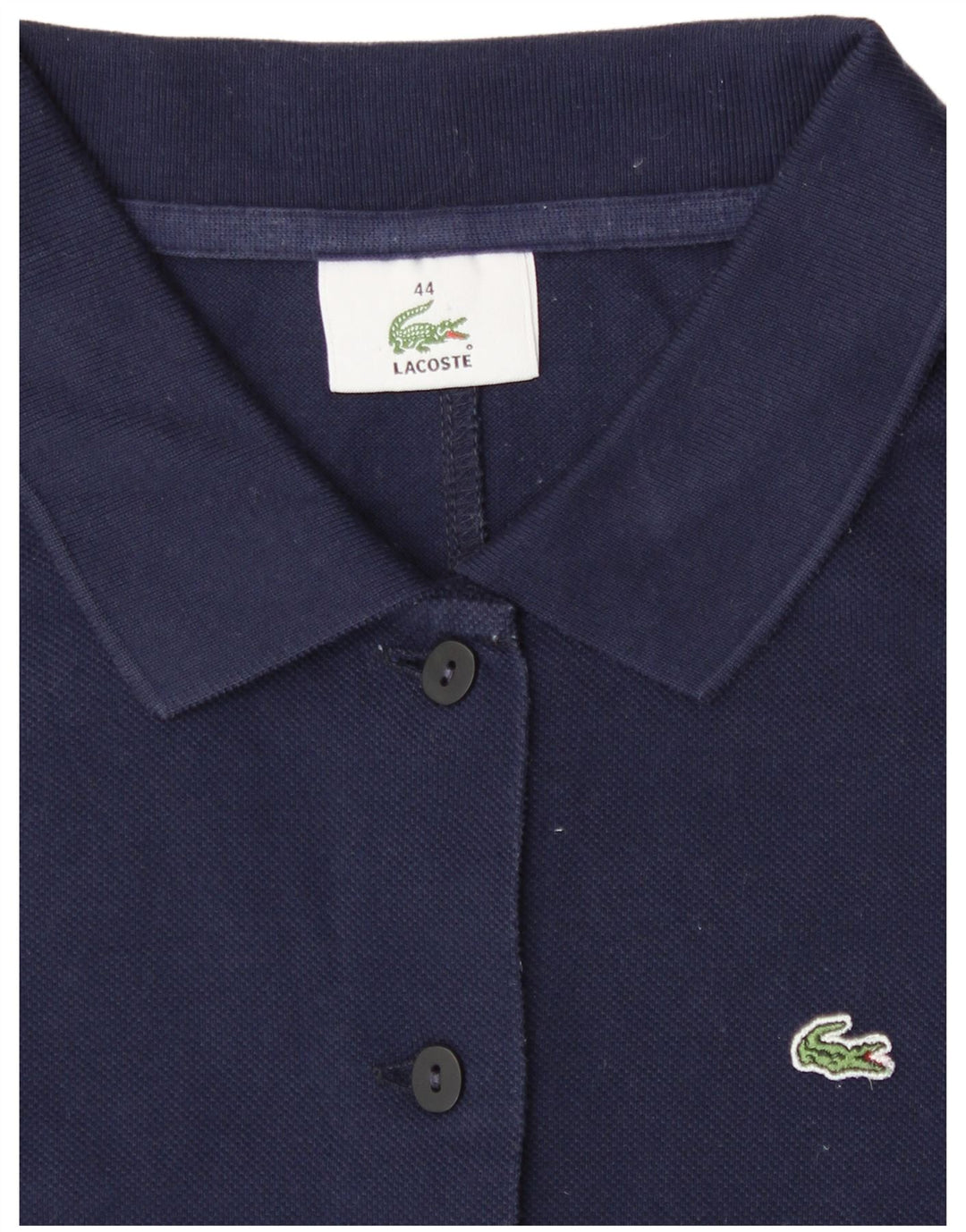 Camicetta senza maniche da donna Lacoste taglia 44 grande cotone blu navy