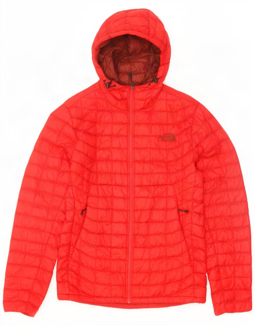Giacca imbottita con cappuccio da uomo The North Face UK 36 Small Nylon rosso