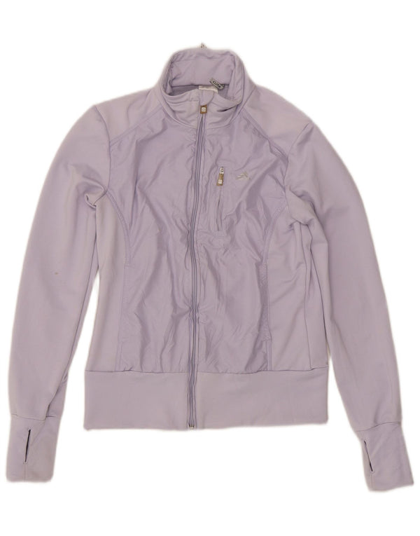 Giacca da tuta da donna Adidas Clima 365 UK 12 poliestere viola medio