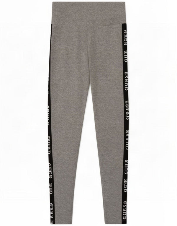 Guess Leggings grafici da donna UK 8 Small Grigio Colourblock Cotton