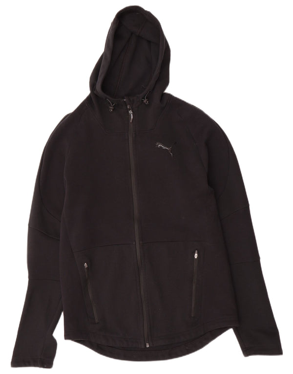 Felpa con cappuccio e zip da donna PUMA UK 14 cotone nero medio