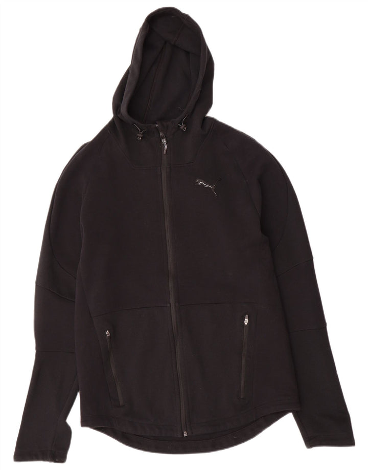 Felpa con cappuccio e zip da donna PUMA UK 14 cotone nero medio