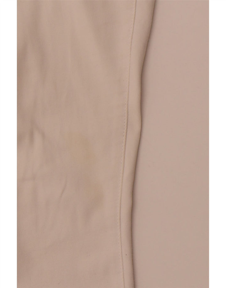 Pantaloni chino slim da donna SUPERDRY UK 12 medi W32 L29 cotone bianco