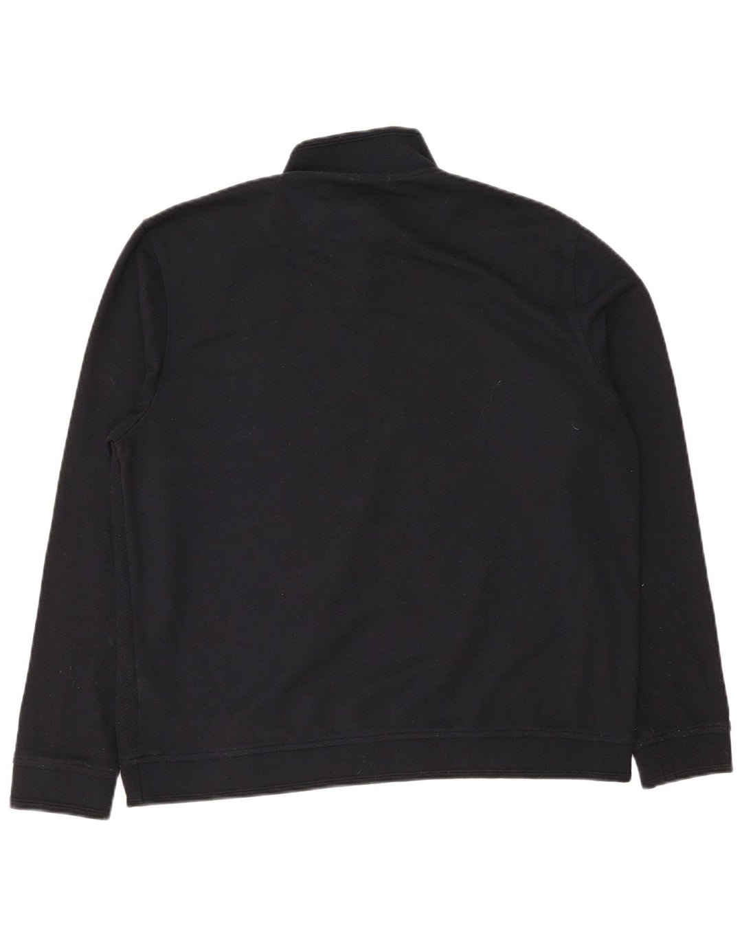 Maglione maglione con collo con zip da uomo Ted Baker taglia 6 2XL blu navy