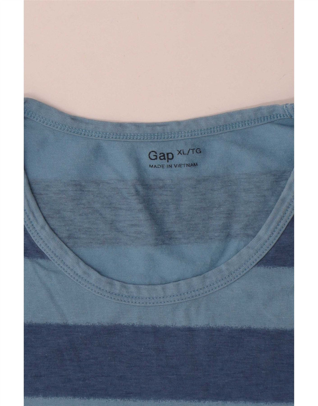 T-shirt da uomo Gap Top XL in cotone a righe blu