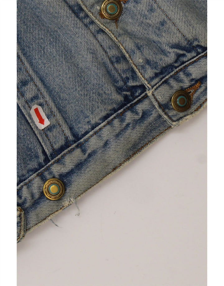 Giacca di jeans oversize da donna JEP'S UK 10 piccola in cotone blu