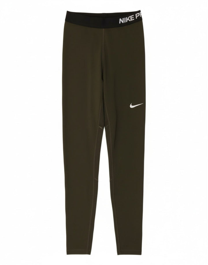 Leggings grafici Dri Fit da donna Under Armour UK 6 XS poliestere kaki