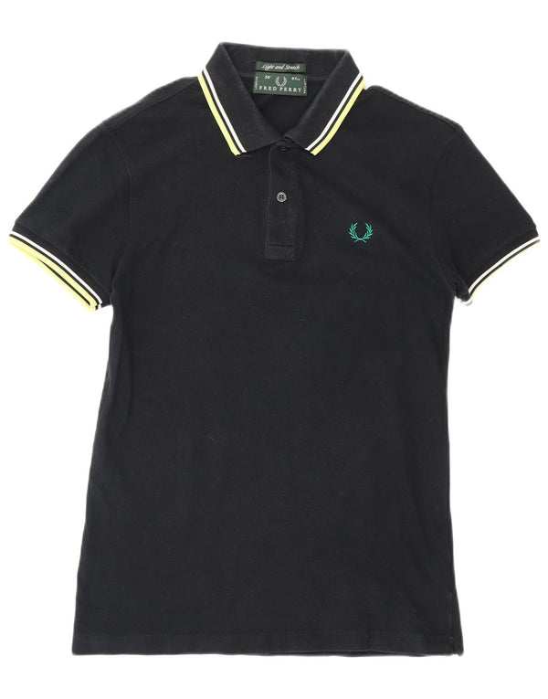 Polo da uomo FRED PERRY piccola in cotone nero