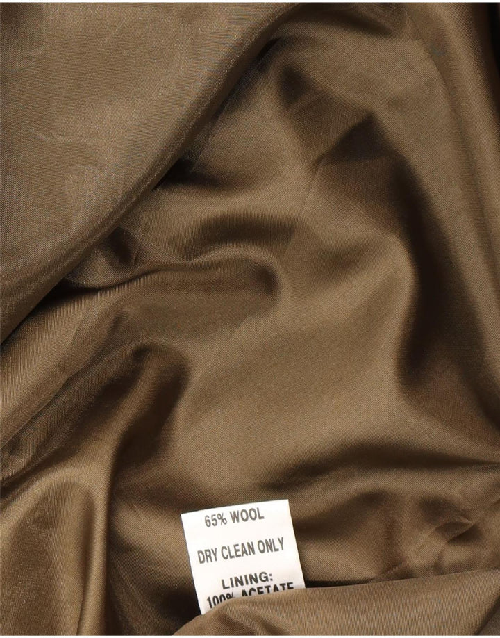 Cappotto ampio da donna Gold By Michael H. UK 12 Lana verde medio