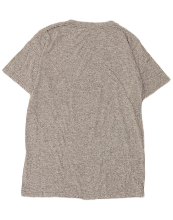 T-shirt grafica da uomo con vestibilità regolare Quiksilver, piccola, in cotone grigio